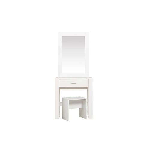 17 Stories Burghard Dressing Table Set with Mirror Wayfair.co.uk